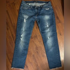 Levi's Blue Distressed Women Jeans 34-28